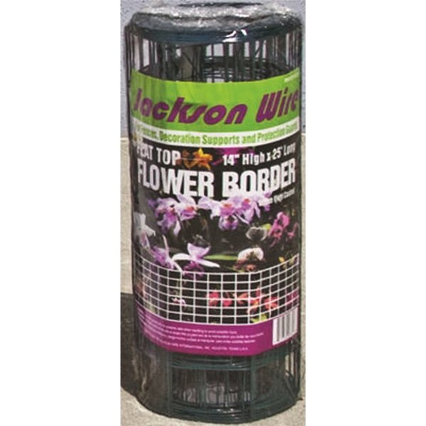 Jackson Wire Fence Flower Green 14X25 13015330